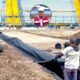 Drenaje francés avanza en el Doroteo Guamuch Flores gramilla híbrida será el siguiente paso