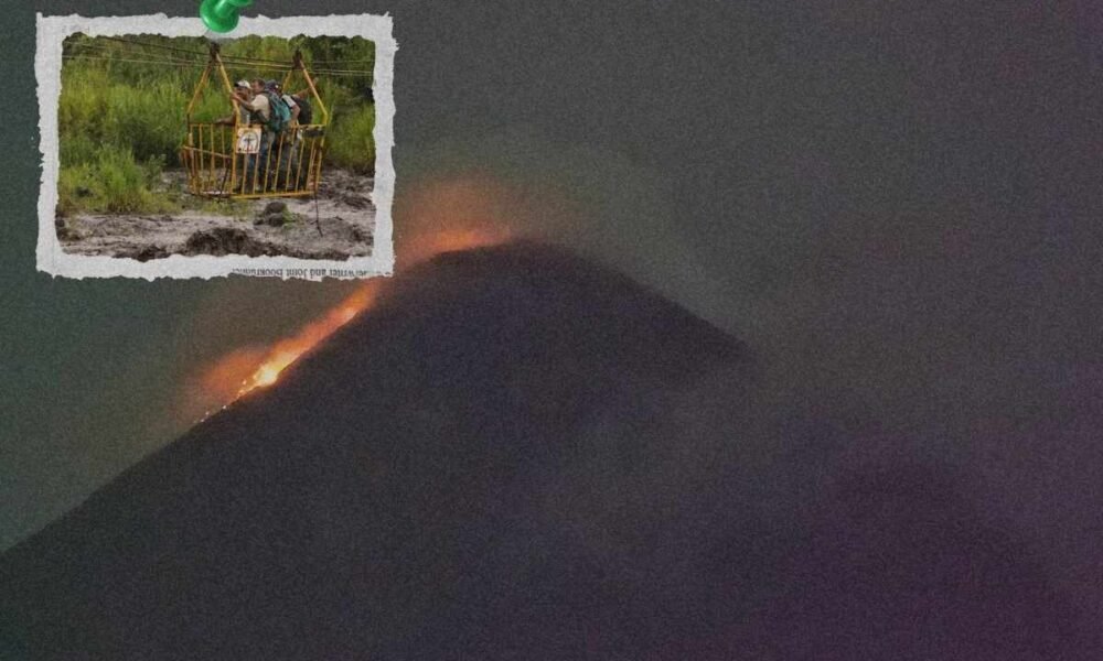 Ignoran alertas y tienen que rescatar a personas atrapados en lahares del Volcán de Fuego