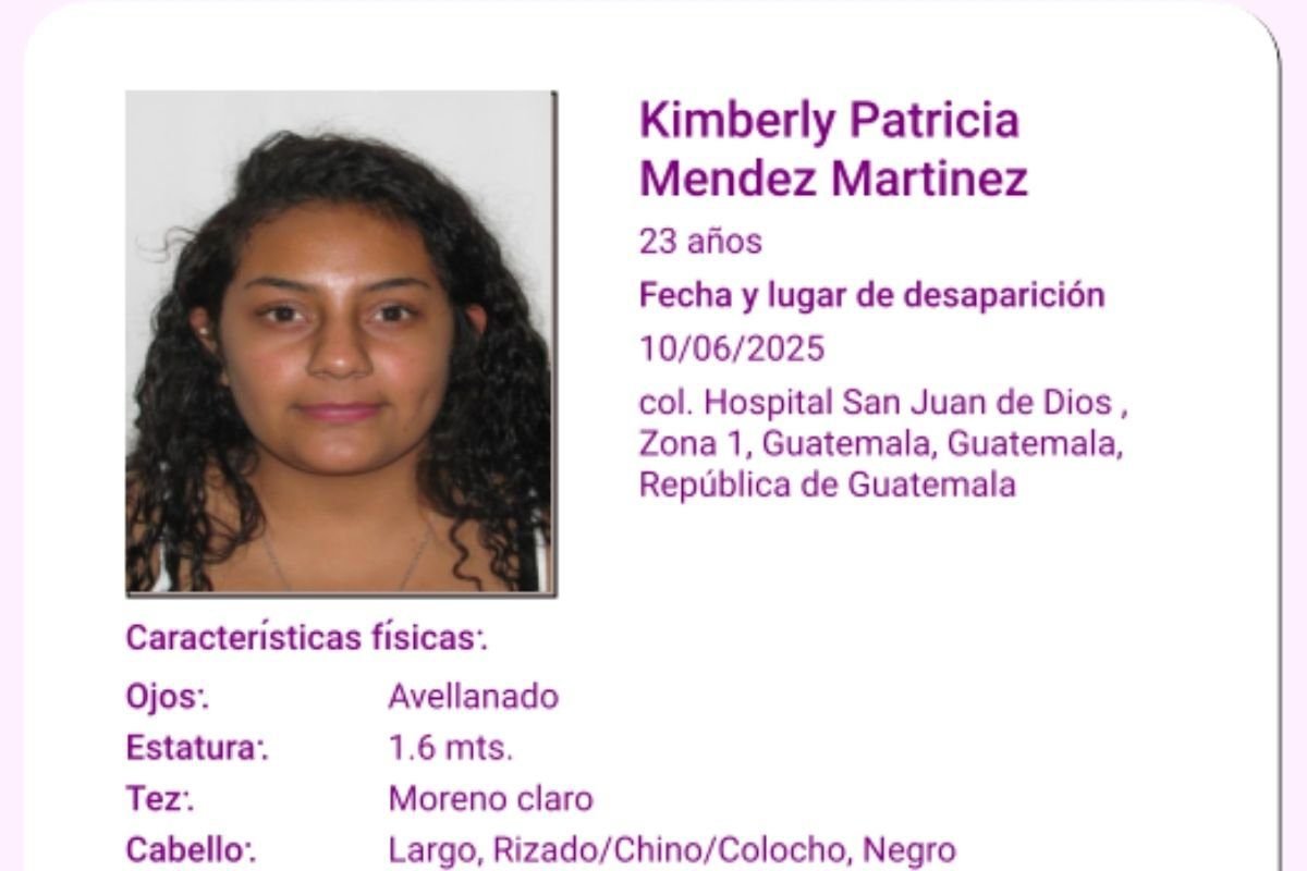 Kimberly Méndez es localizada tras días desaparecida; hospital niega que haya ingresado