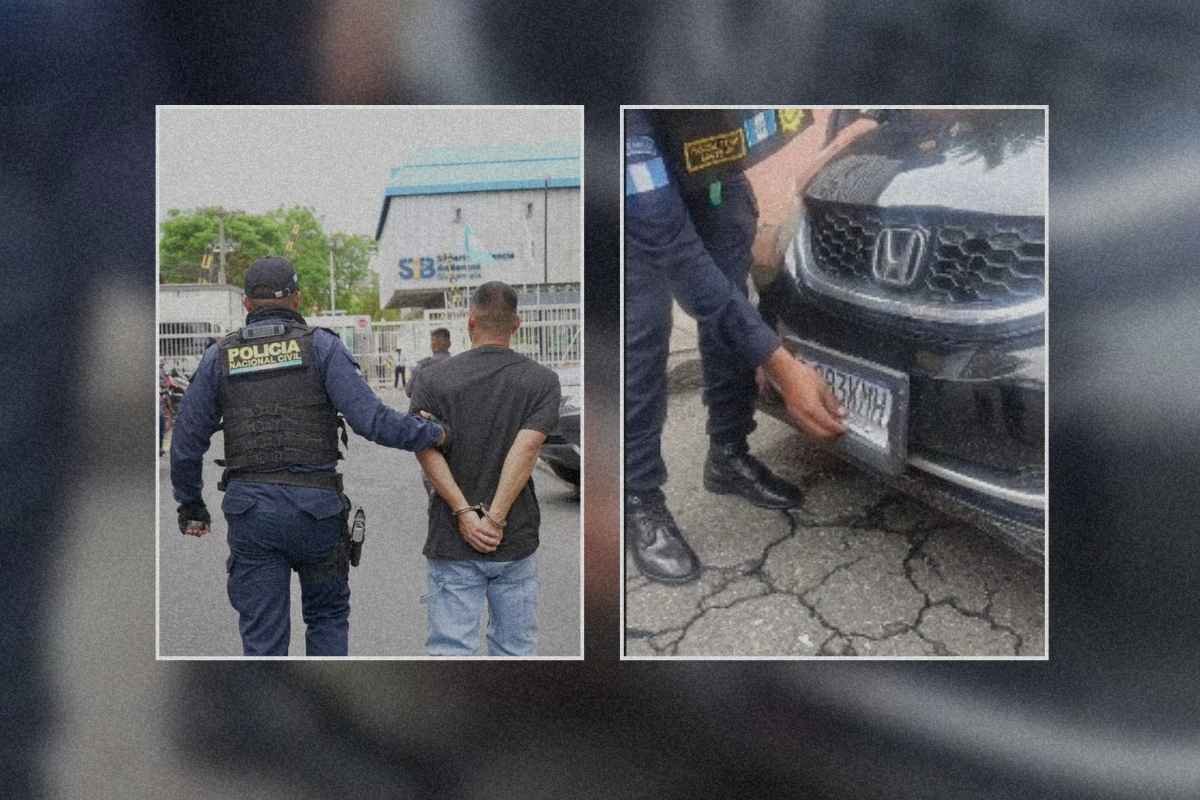 Vehículo con placas intercambiables causa alarma en zona 10