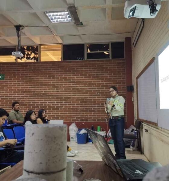Estudiantes reinventan el cemento como arte en taller creativo