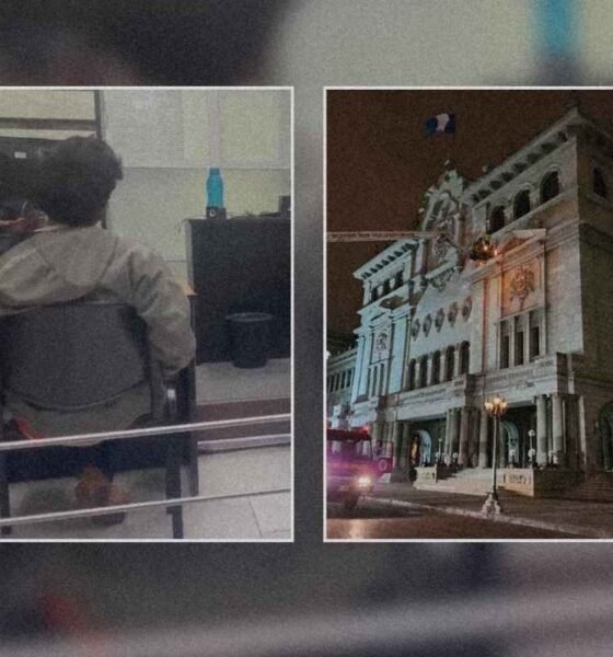 Hombre sube al Palacio Nacional y queda libre tras pagar Q350