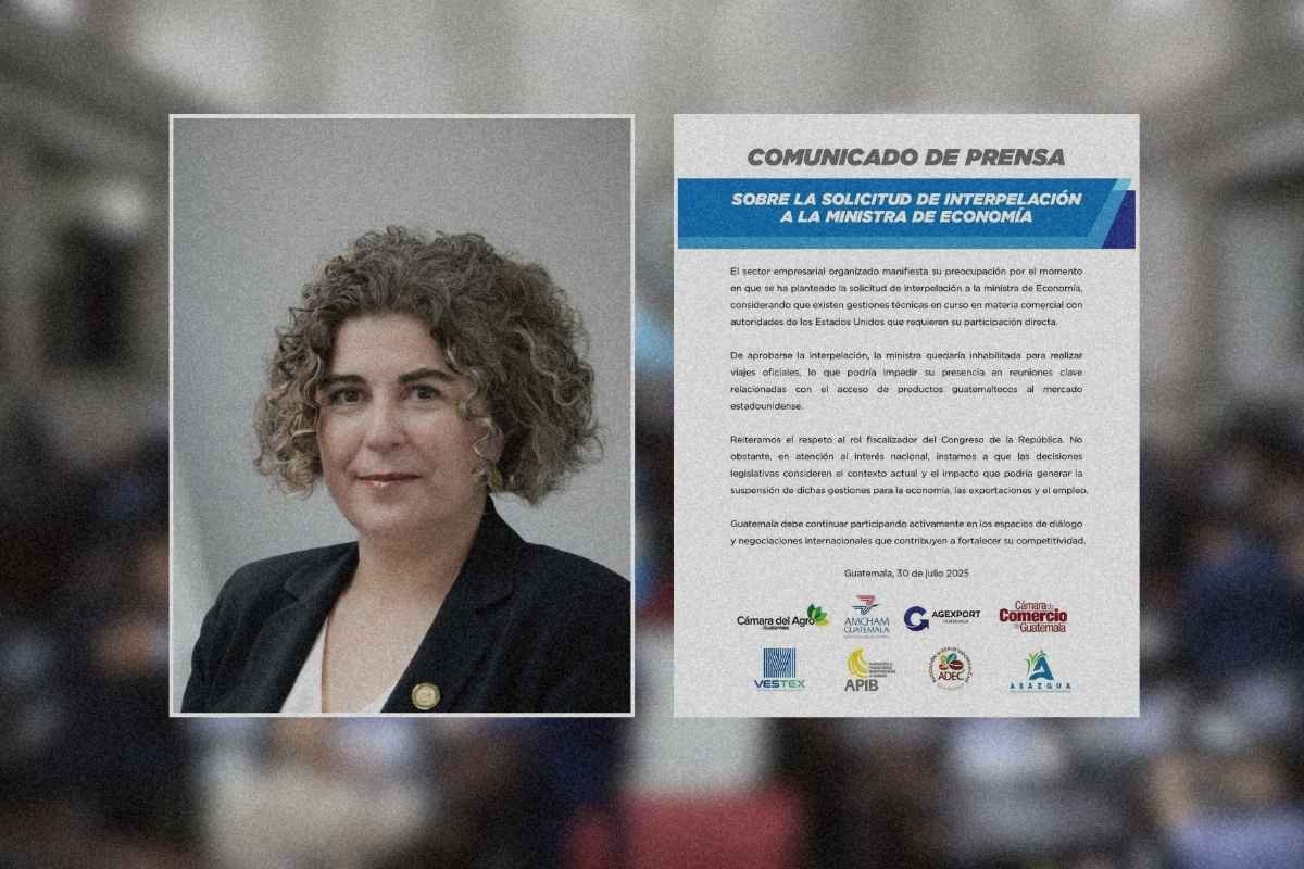 Interpelación a ministra genera alarma en el sector empresarial organizado