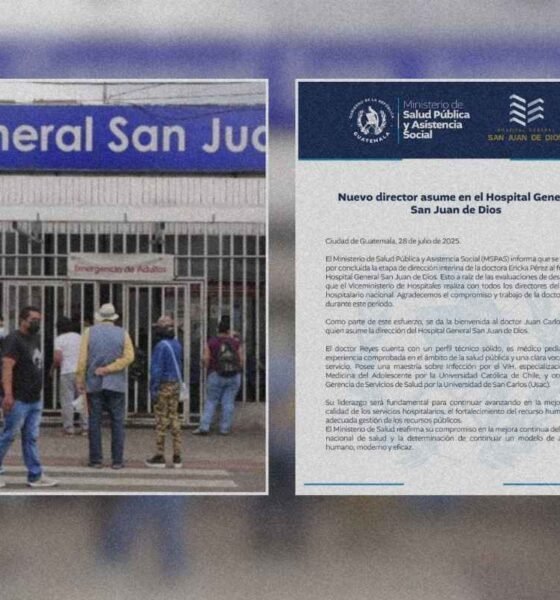 Juan Carlos Reyes asume la dirección del Hospital San Juan de Dios tras evaluación del MSPAS