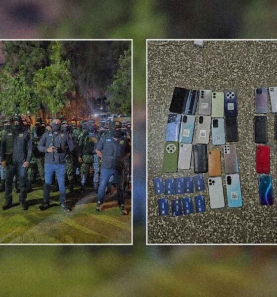 Requisa en Pavón hallan celulares y radios usados para extorsiones