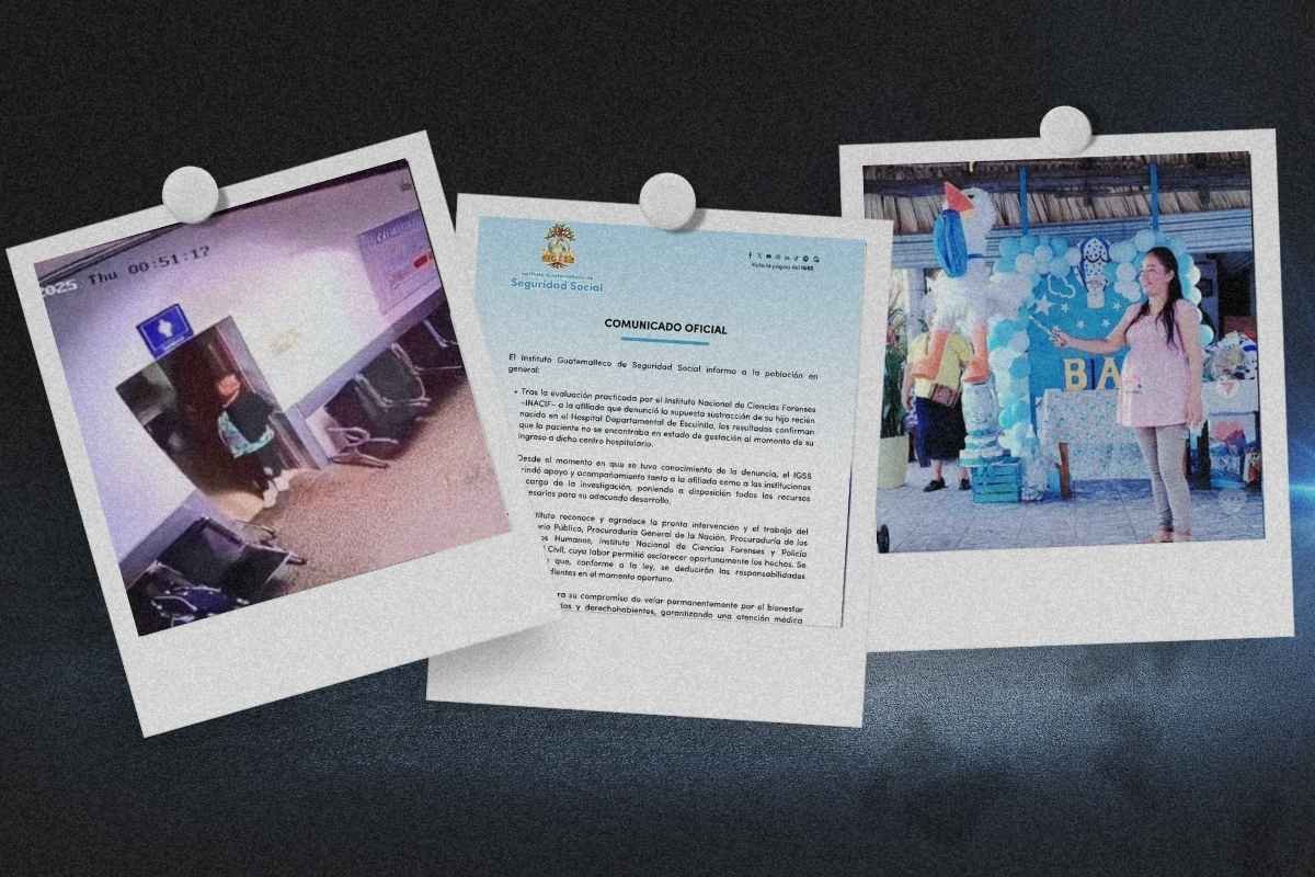 MP descarta desaparición de bebé en hospital del IGSS Escuintla