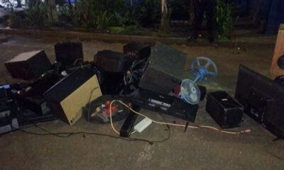 Televisores, videojuegos y sierras eléctricas lo incautado en requisa en Pavón