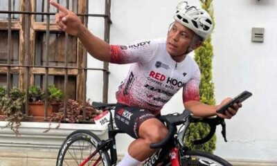 Accidente en Tecpán el ciclista guatemalteco Josué Canastuj sufre fractura de fémur