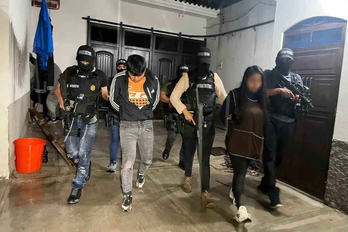 Rescate en Chimaltenango niña liberada de secuestro en Zaragoza
