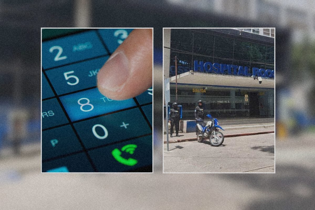 Amenaza telefónica activa protocolos en Hospital Roosevelt