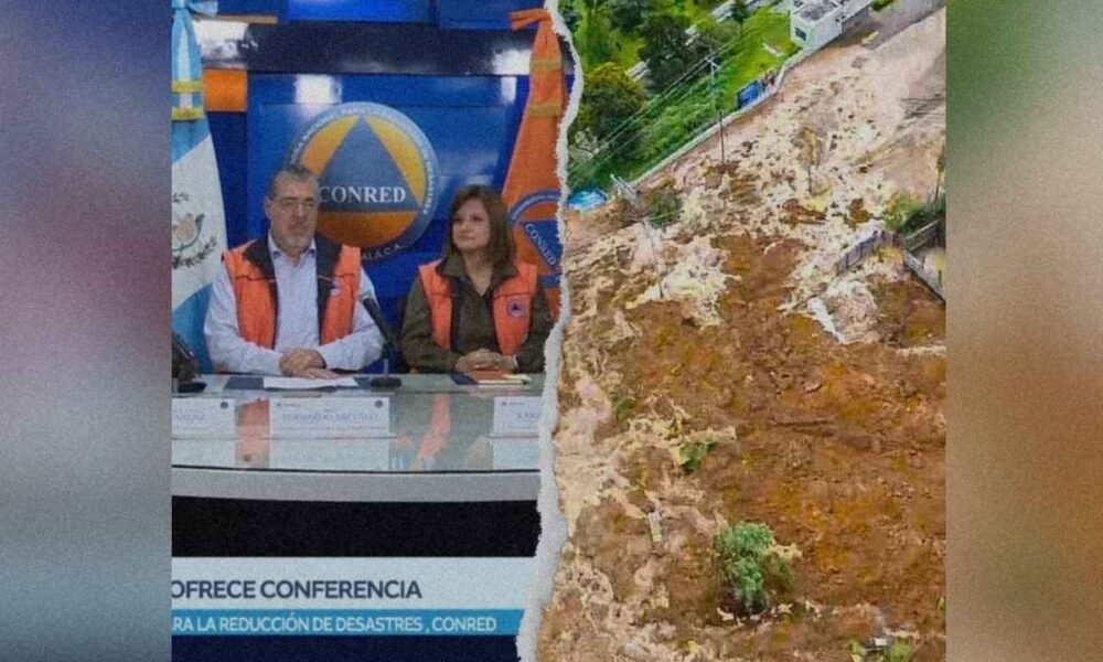 Arévalo atribuye derrumbe en ruta a El Salvador a obra sin licencia