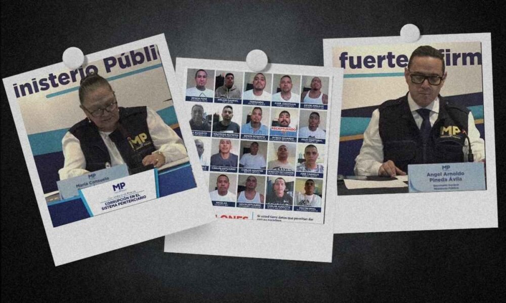MP vincula a exviceministra y exdirector penitenciario en fuga masiva de reos y revela manipulación en Fraijanes II