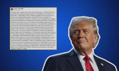 Trump advierte a Hamas y anuncia último intento de acuerdo de paz en Medio Oriente