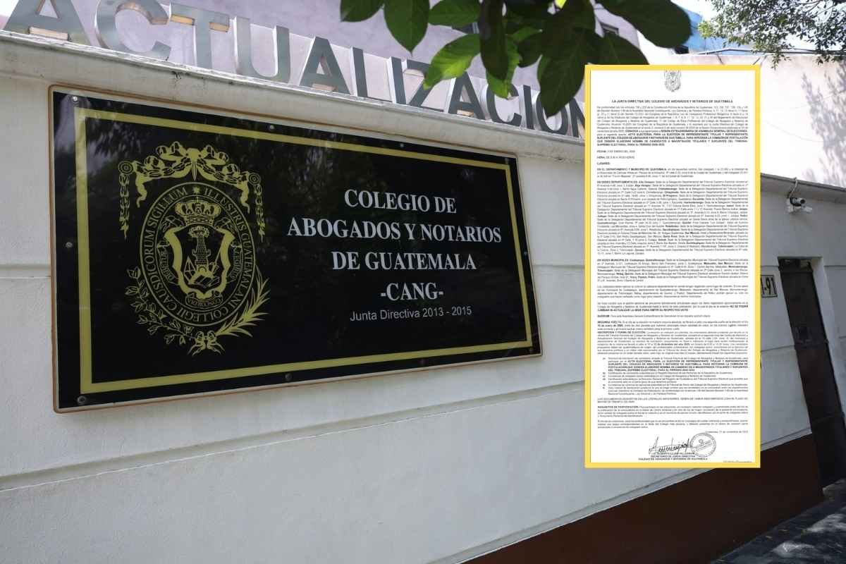 CANG fija fecha para elegir a su representante ante postuladora del TSE