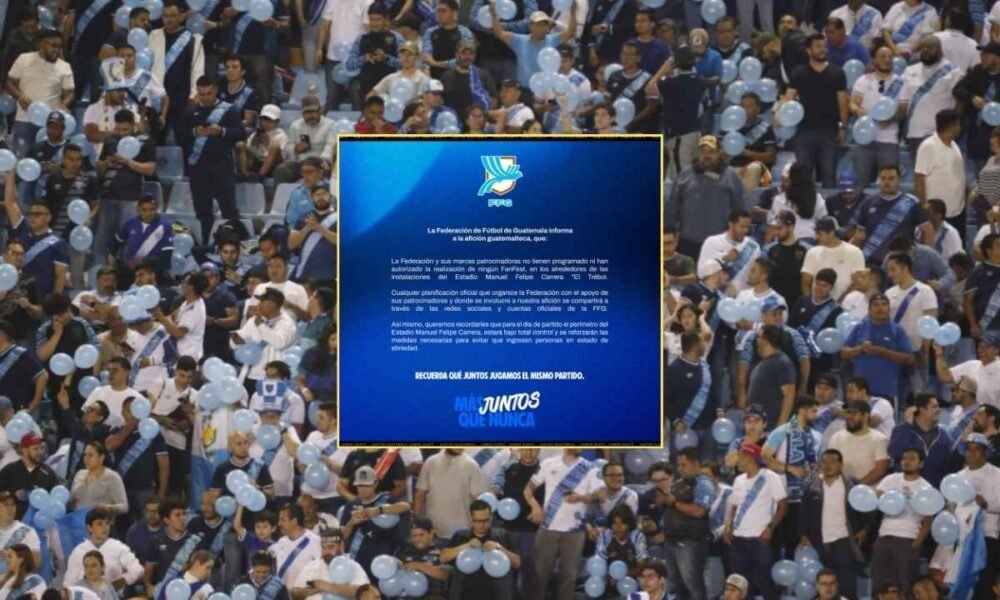 Fedefut desmiente supuestos “FanFest” cerca del estadio El Trébol previo al Guatemala vs Panamá