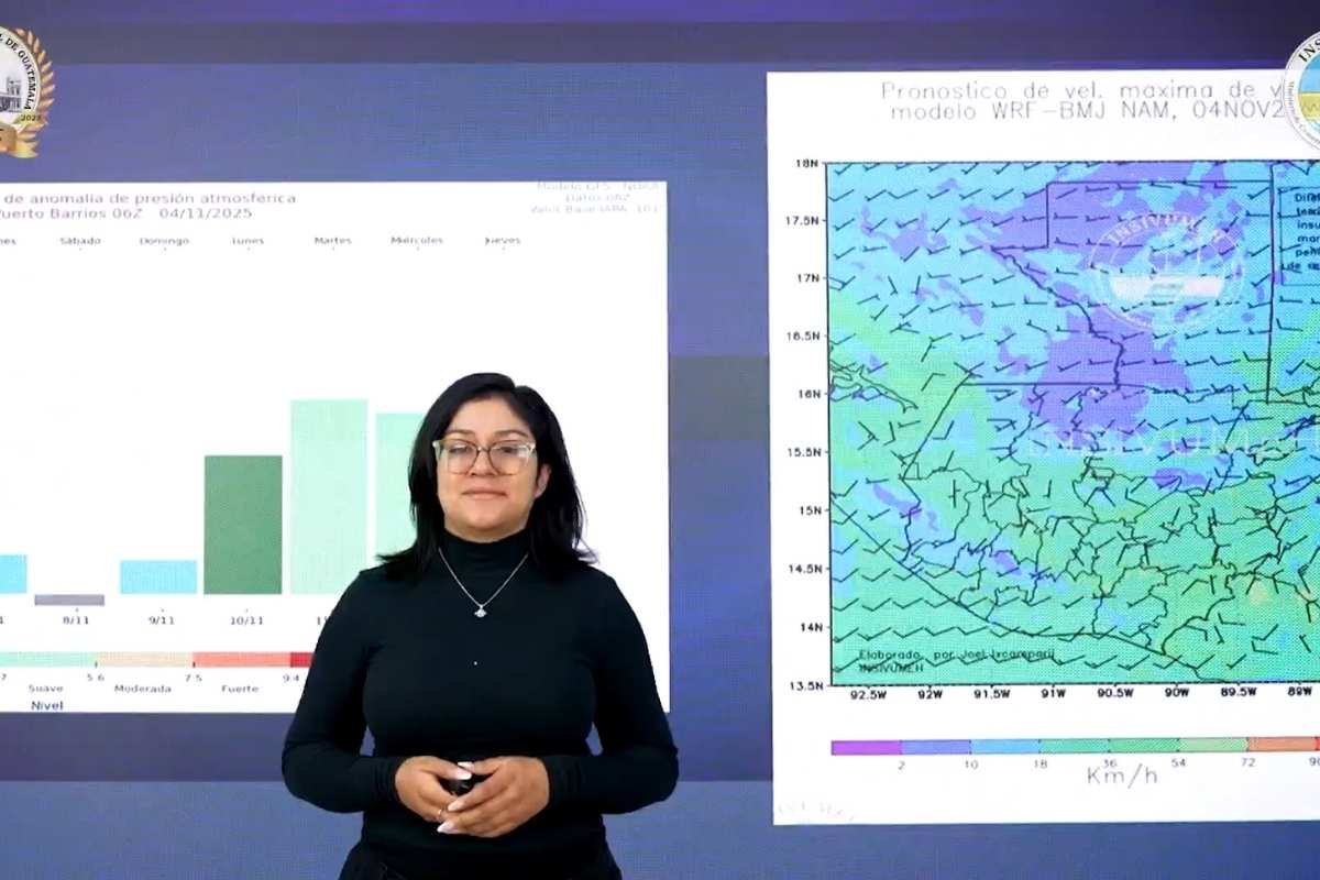 Frentes fríos anuncian un noviembre con temperaturas más bajas en Guatemala