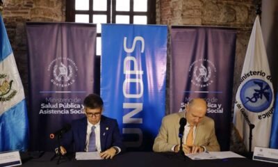 MSPAS y UNOPS cierran convenio y avanzan hacia dos nuevos acuerdos de cooperación en salud