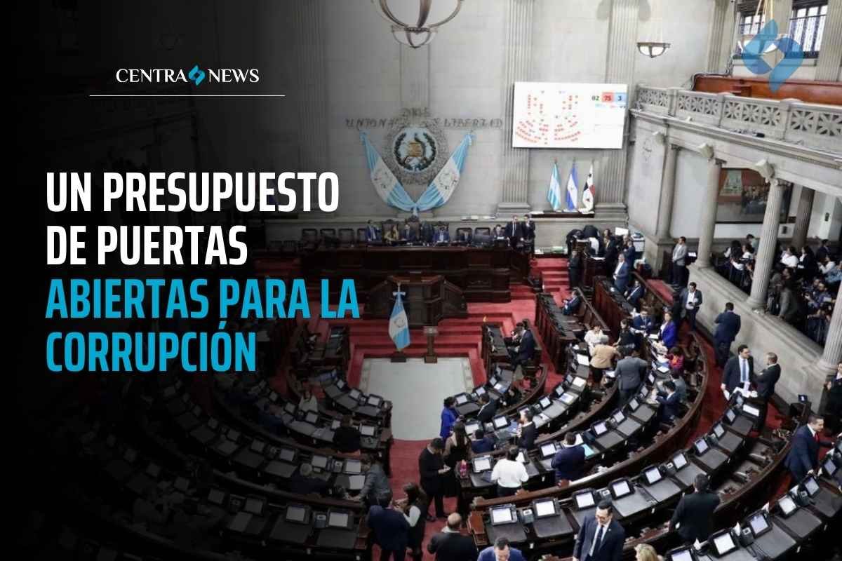 Un presupuesto de puertas abiertas para la corrupción