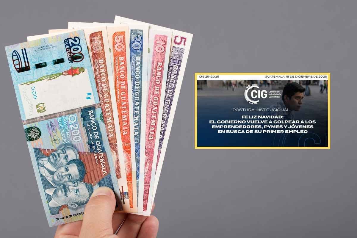 Cámara de Industria de Guatemala rechaza alza salarial para 2026