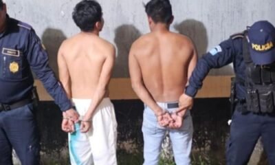 Capturan en Quetzaltenango a dos presuntos sicarios del Barrio 18 con armas de guerra