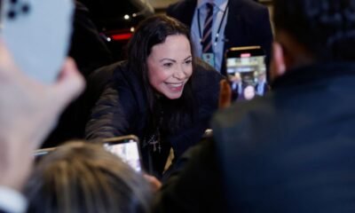 María Corina Machado reaparece en Oslo un día después de recibir el Nobel de la Paz